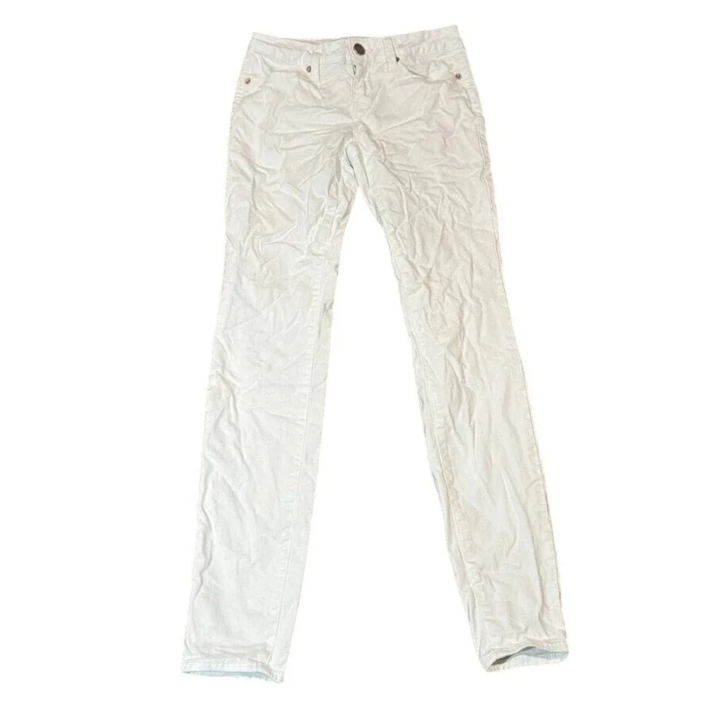 No Boundaries Low‎ Rise Skinny Jeans Arctic White Womens Size 1 NJ19B720K Denim